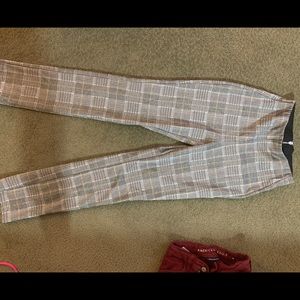H&M plaid pants